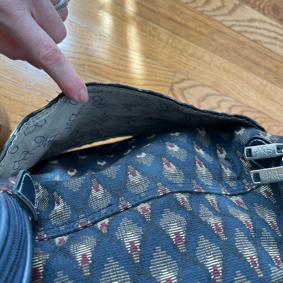 Diane Von Furstenberg Tapestry Print Overnight Travel Cosmetic Bag Vintage - Picture 8 of 10